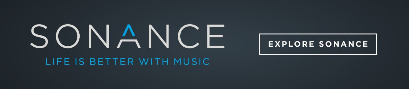 Sonance Hero Banner - Life is Better With Music