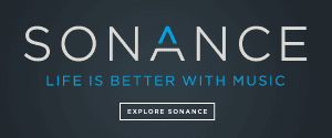 Sonance Button Banner - Life is Better With Music