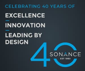 Sonance 40th Anniversary Rectangle Banner