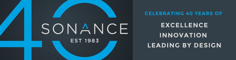 Sonance 40th Anniversary Billboard Banner
