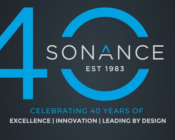Sonance 40th Anniversary Jumbo Banner