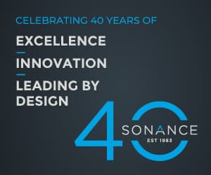 Sonance 40th Anniversary Mobile Ad Banner