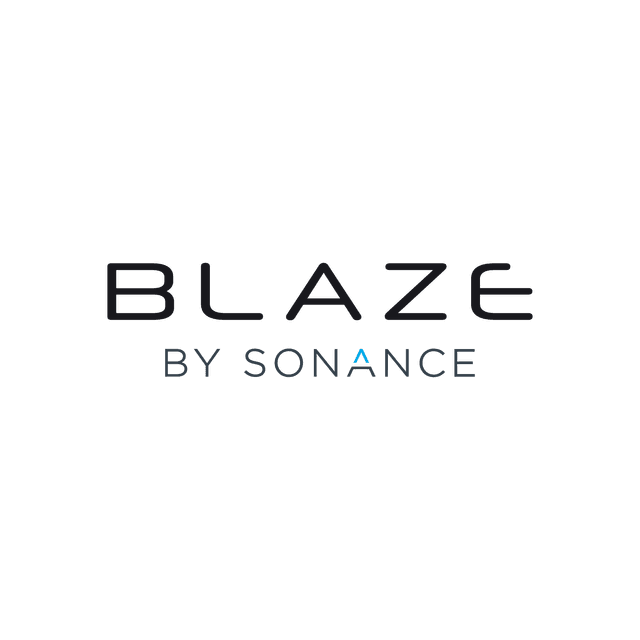 Blaze by Sonance 3-Color Dark Logo