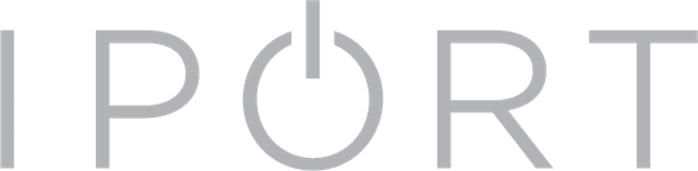 IPORT Gray 1-Color Logo