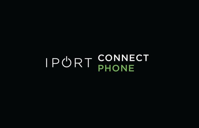 IPORT CONNECT Phone Category — White Logo