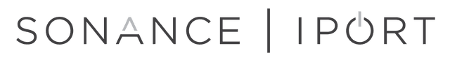 Sonance + IPORT Grayscale Logo